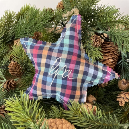 Erinnerungsstern aus Kleidung